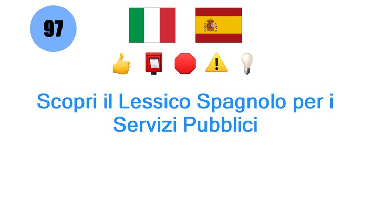 Scopri il Lessico Spagnolo per i Servizi Pubblici